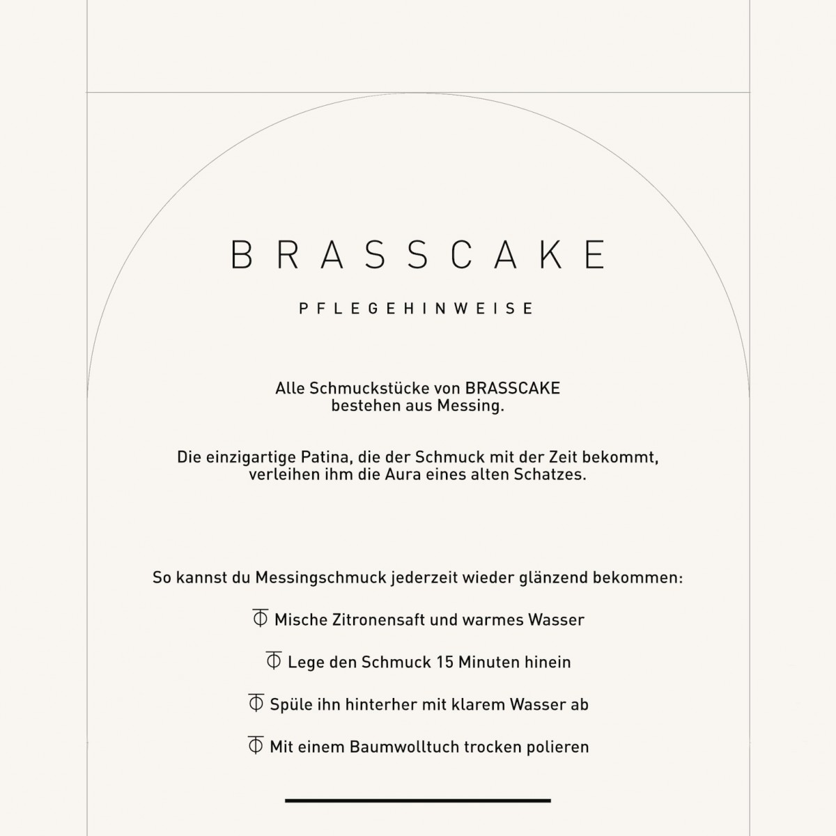 BRASSCAKE // Universe Halskette
