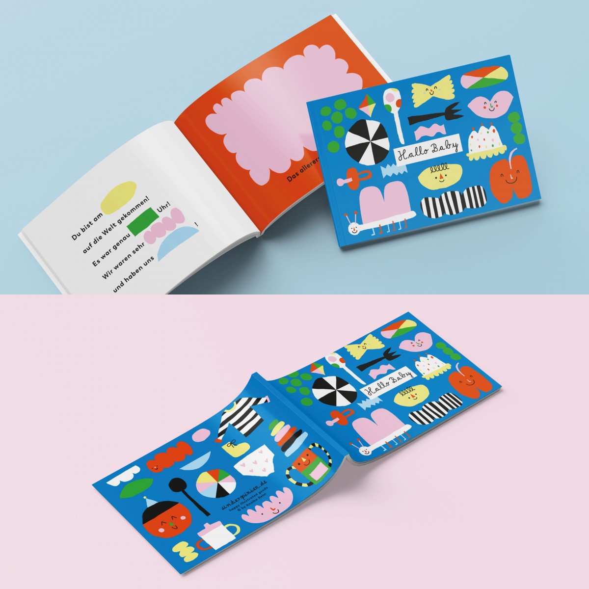 UNTER PINIEN – Babybuch "Hallo Baby"