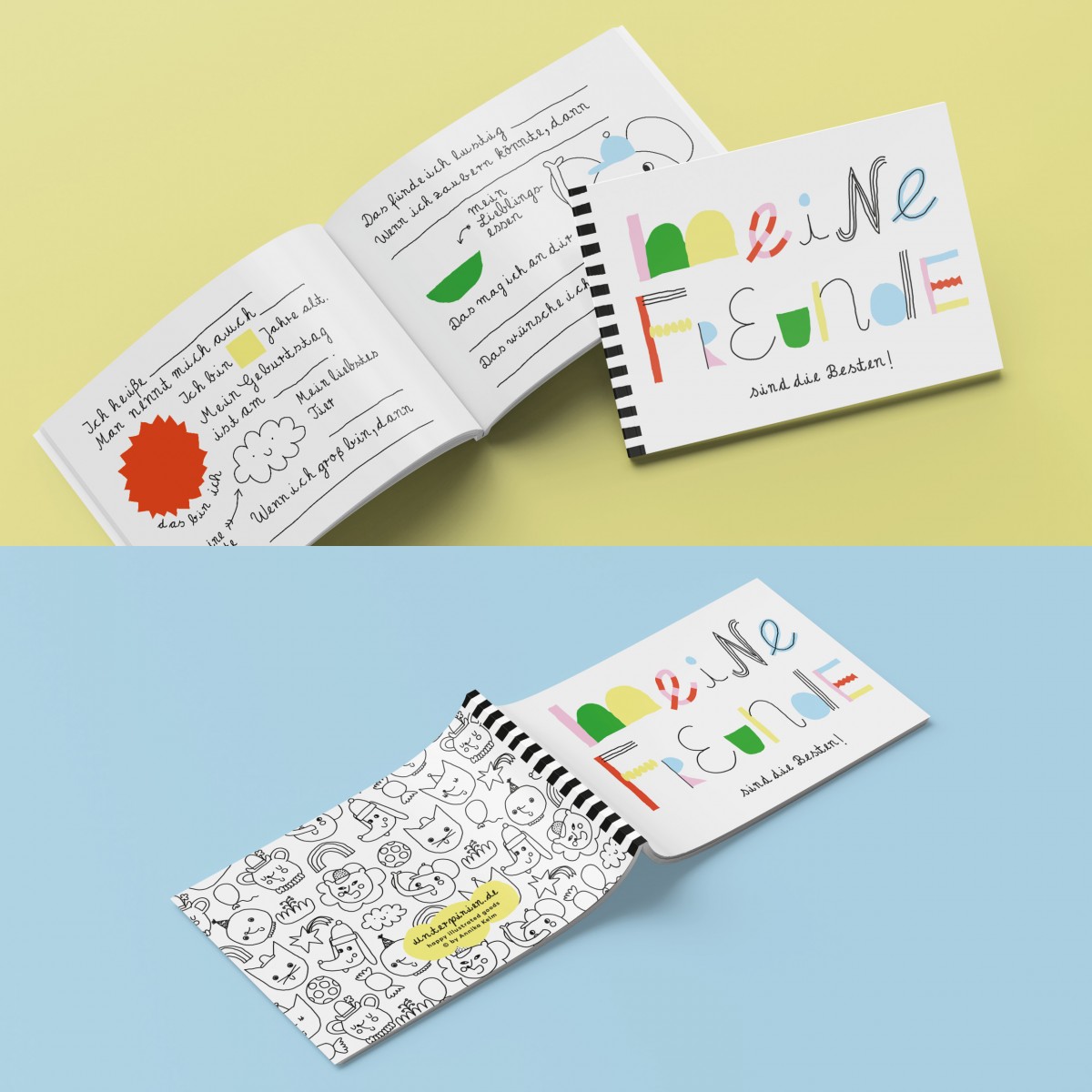 UNTER PINIEN – Freundebuch "Meine Freunde sind die Besten!"