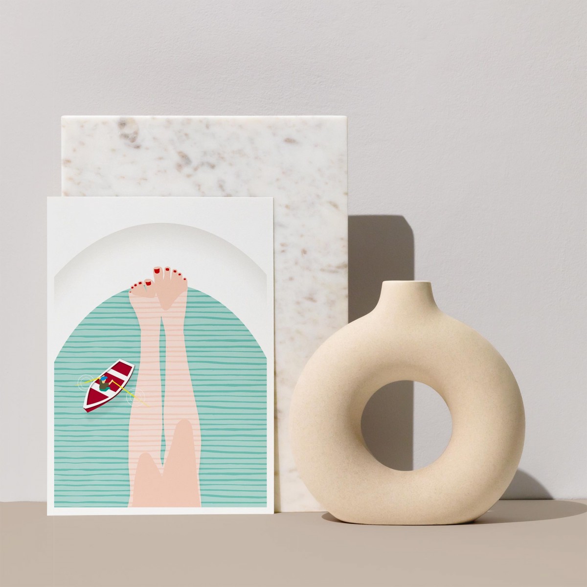 Amy & Kurt Berlin A4 Artprint "Badewanne"