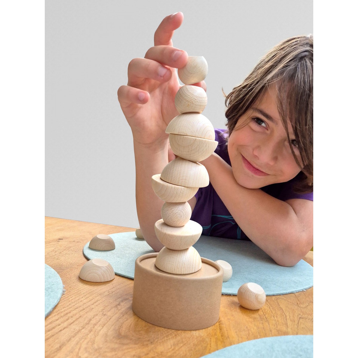 BALLANCE XL - Entdecke die Schwerkraft! Kreatives Stapelspiel für Erwachsene und Kinder. (Set mit 20 Teilen)