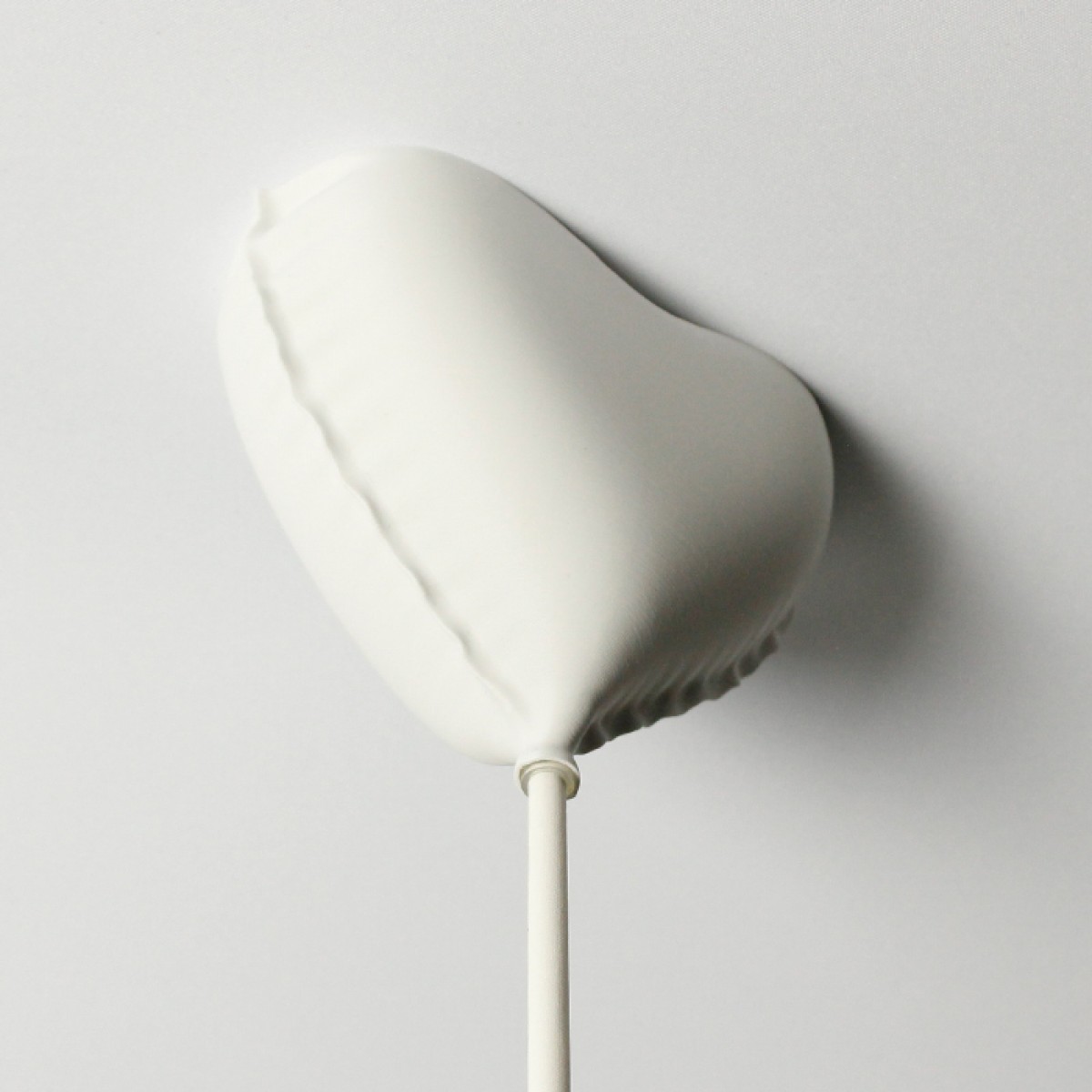 canopie® - Lampenbaldachin - Ballonherz Gipsweiß
