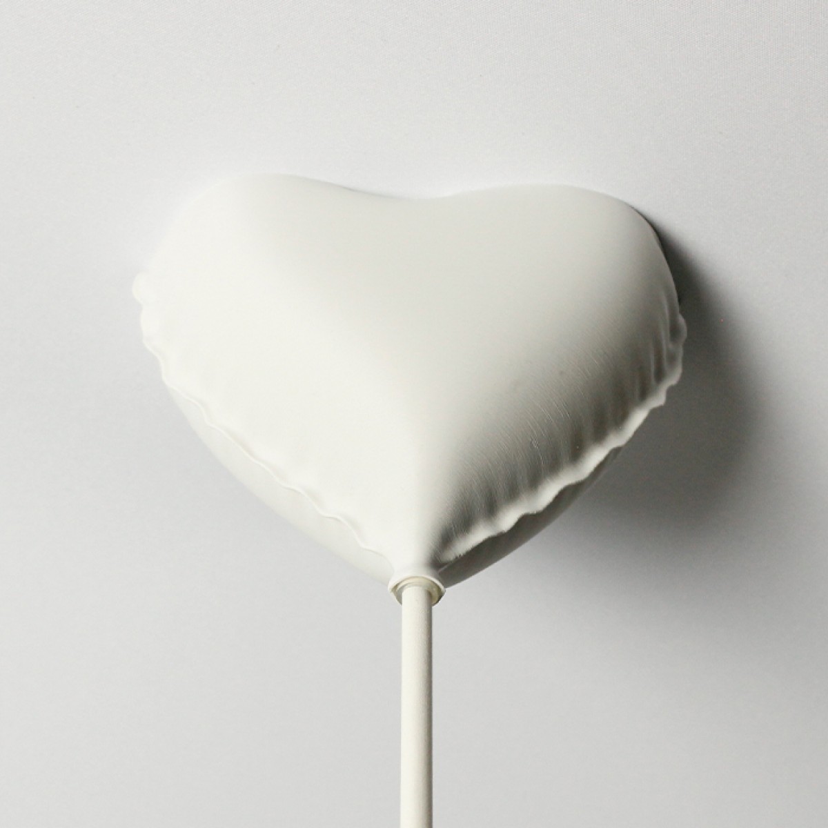 canopie® - Lampenbaldachin - Ballonherz Gipsweiß