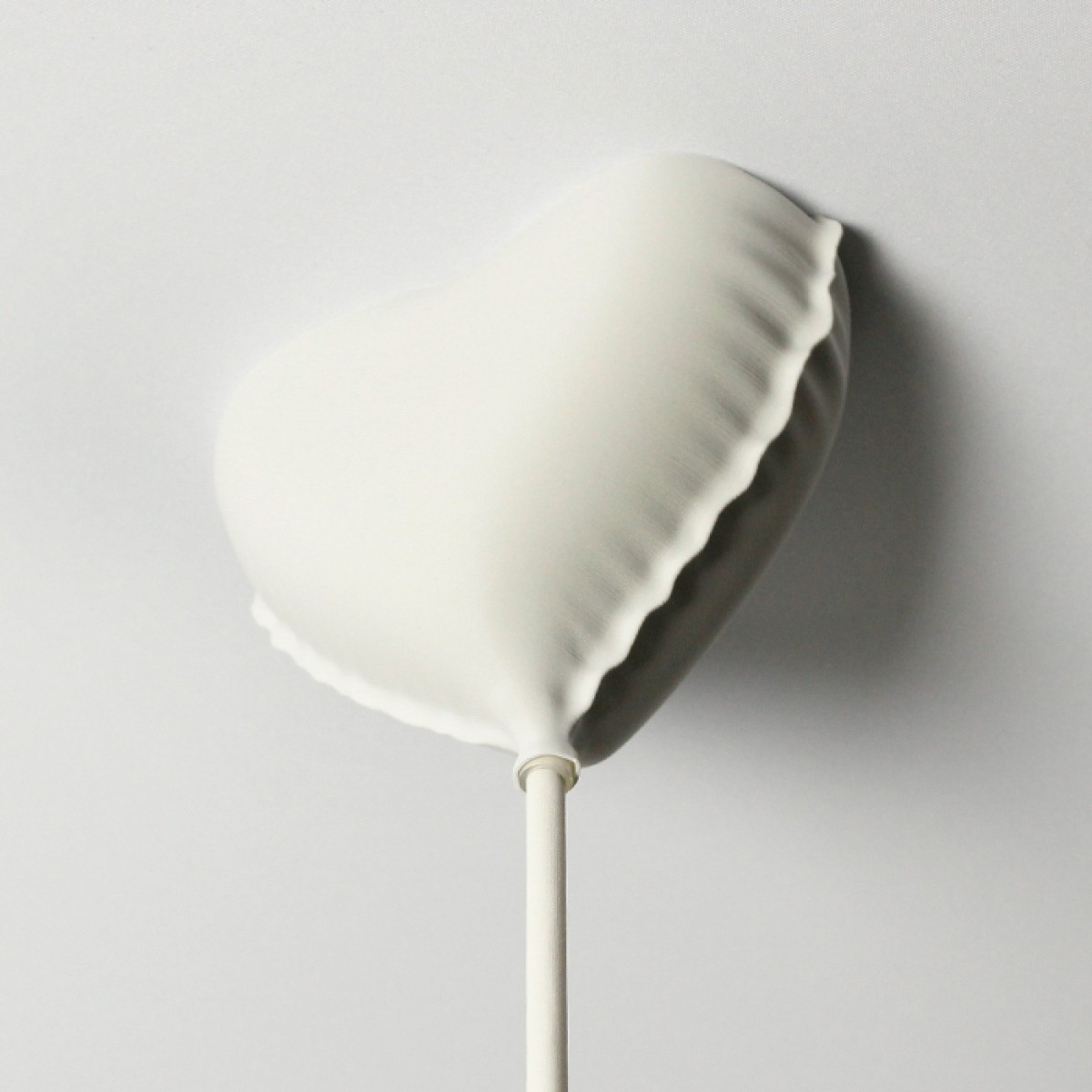 canopie® - Lampenbaldachin - Ballonherz Gipsweiß