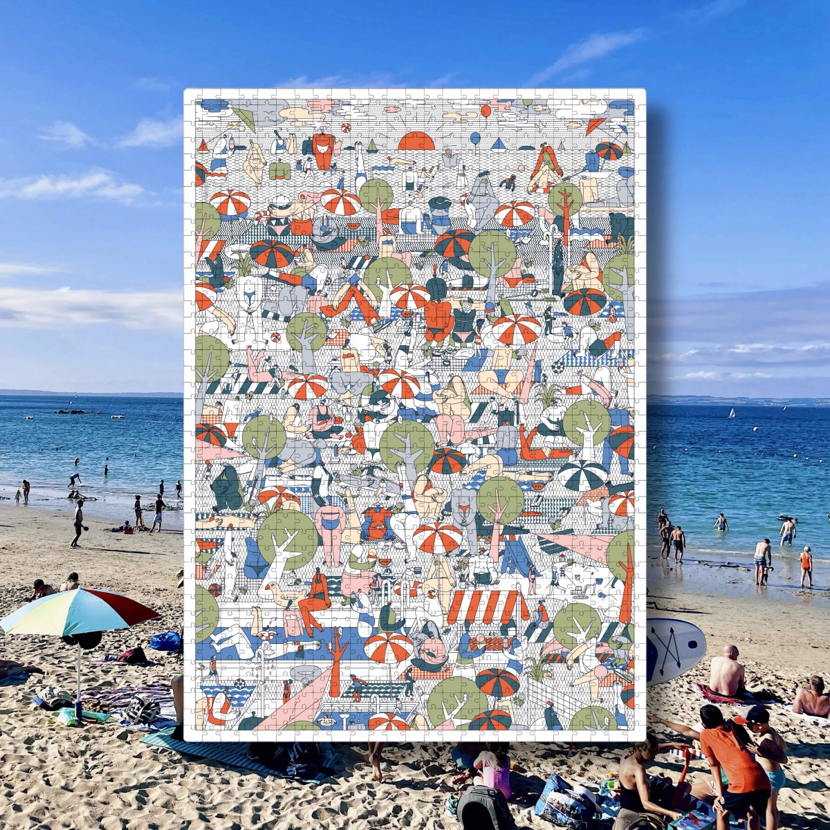 Das Puzzle Kollektiv - Puzzle "Beach" 1000 Teile