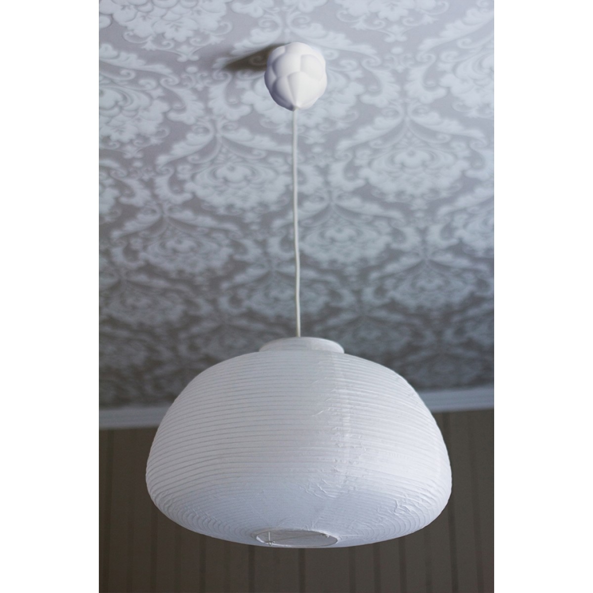 canopie® - Lampenbaldachin – Beere Gipsweiß