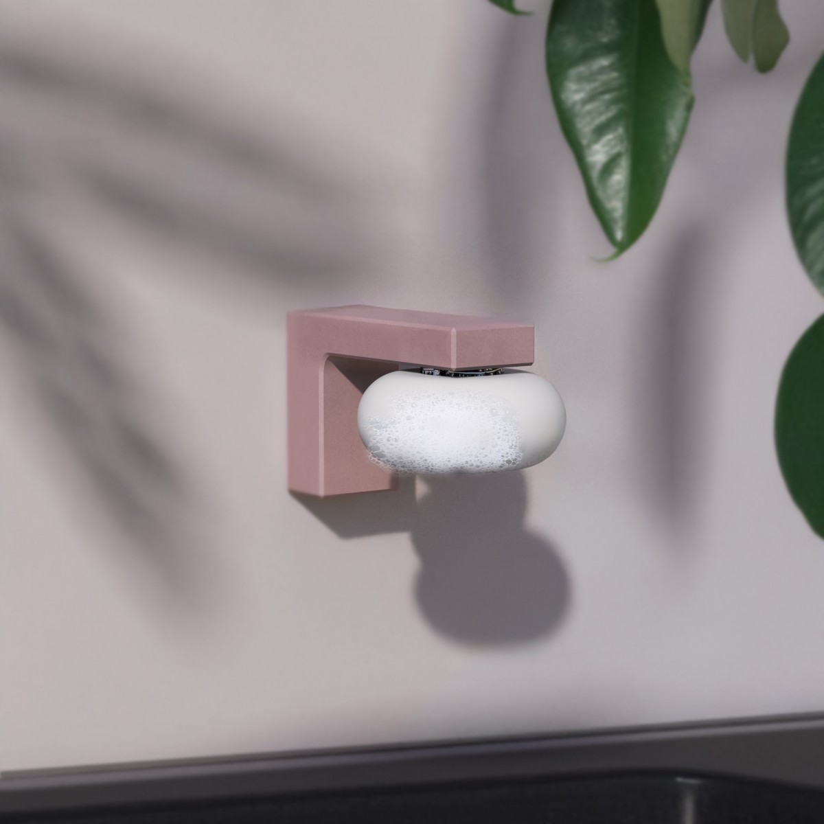 Magnetischer Seifenhalter aus Beton - von Grellroth Design