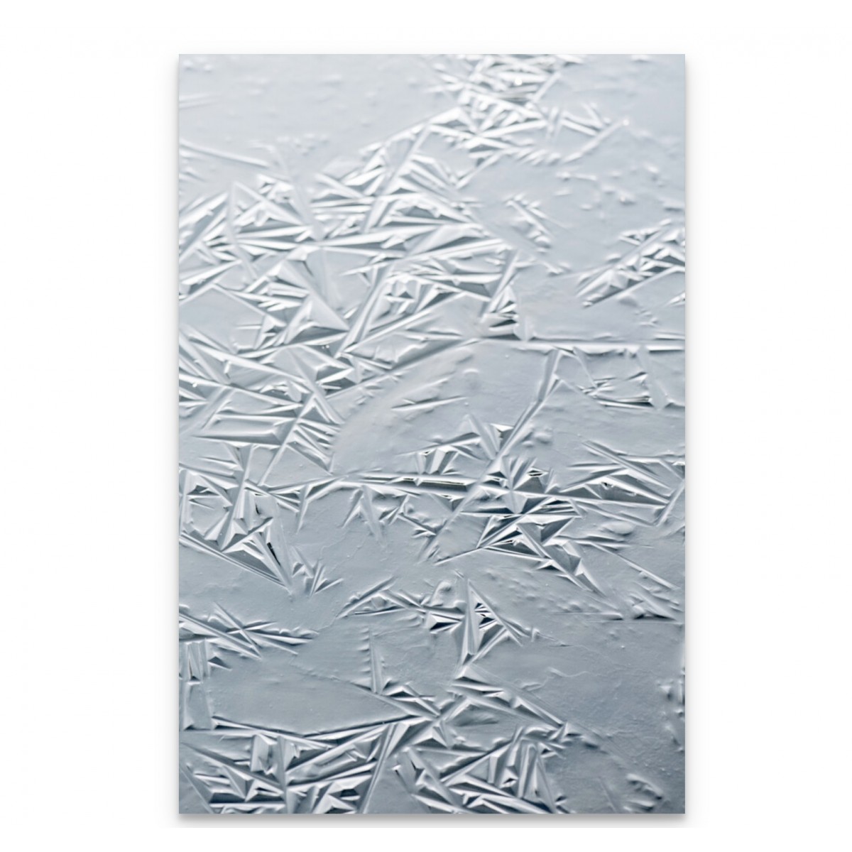 nahili ARTPRINT / POSTER "Geometric Winter" Eis Fotografie in grau - Druck (DIN A1/A3 & 50x70cm)