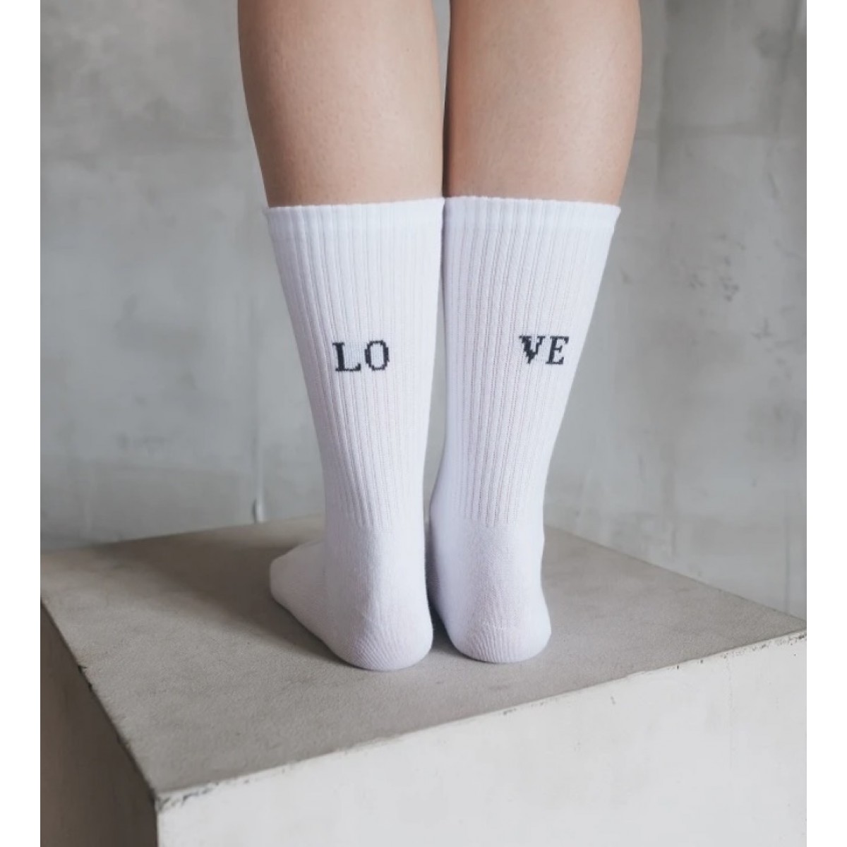 LO VE oder VE LO Socken