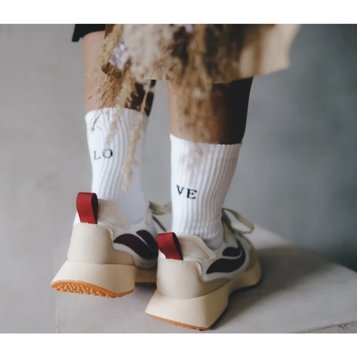 LO VE oder VE LO Socken