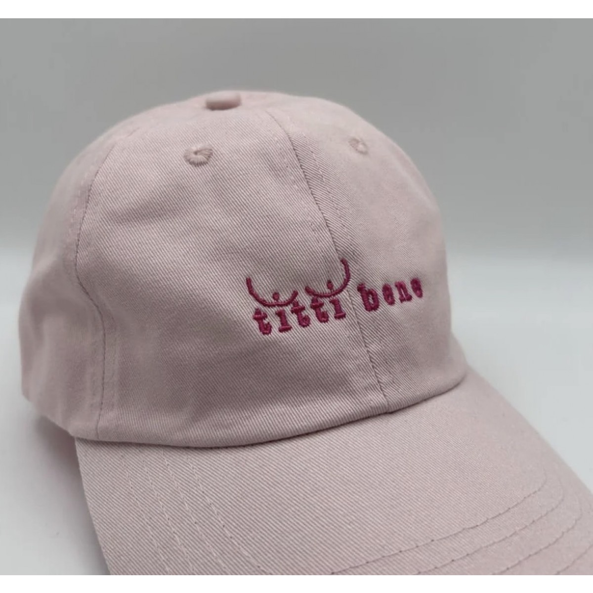 titti bene - Unisex Dad Cap in Rose & Pink - area