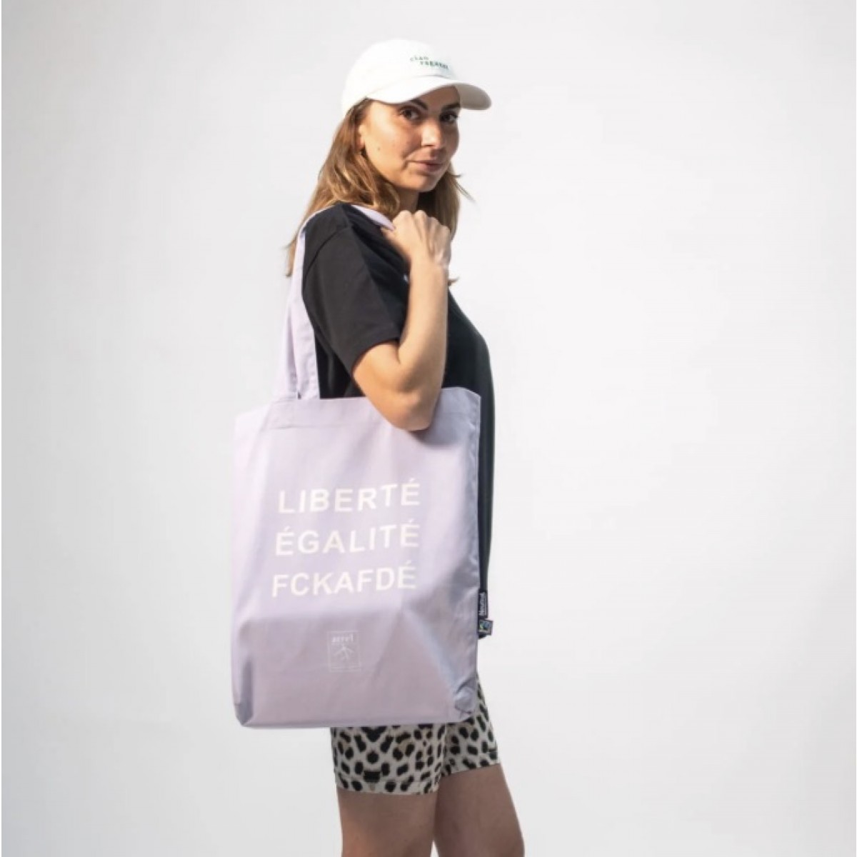 Premium Tote Bag purple/ vanilla ice - FCKAFDÉ - arrel