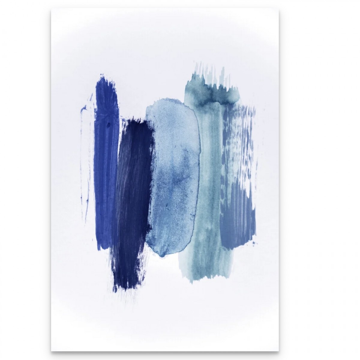 nahili ARTPRINT/POSTER "abstract aquarelle - blue shades of the OCEAN" (DIN A1/A3 & 50x70cm) Meer - Malerei