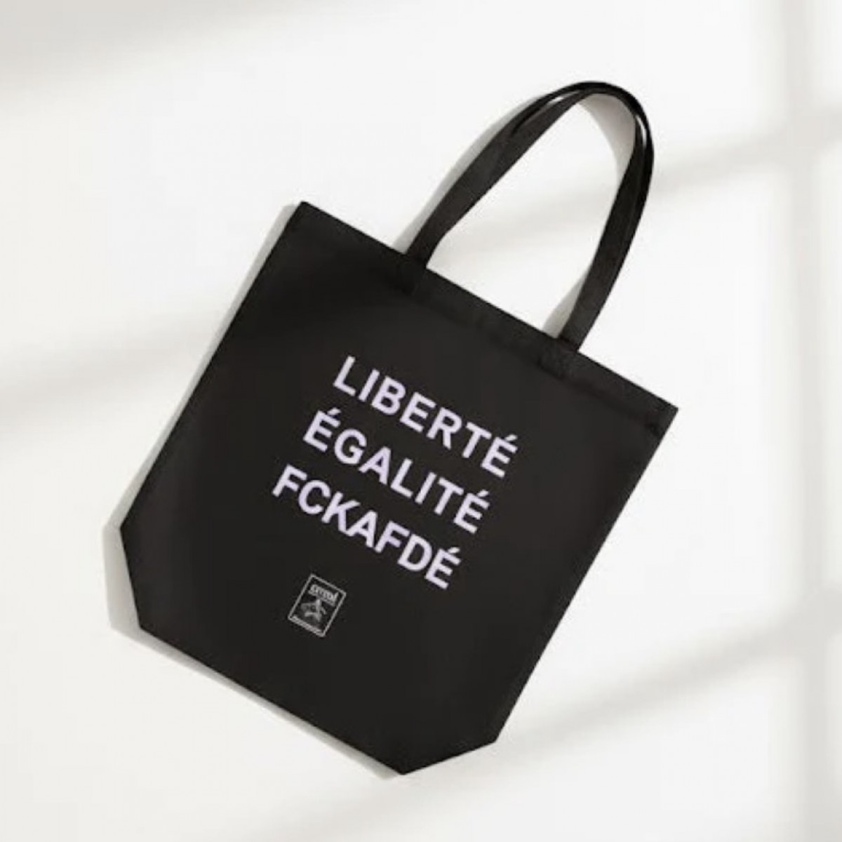 FCKAFDÉ Premium Tote Bag - Black & Purple