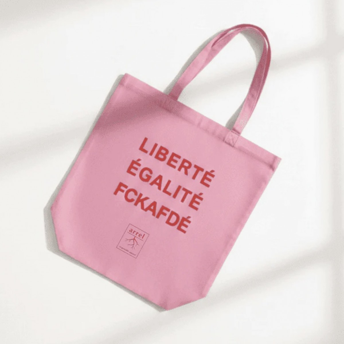FCKAFDÉ Premium Tote Bag - Pink & Red
