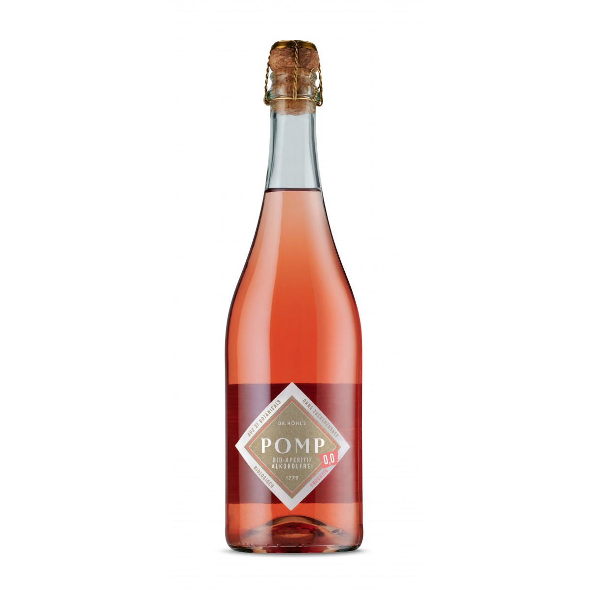 POMP Bio-Aperitif 0,0 alkoholfrei | Fruchtig (0,75l)