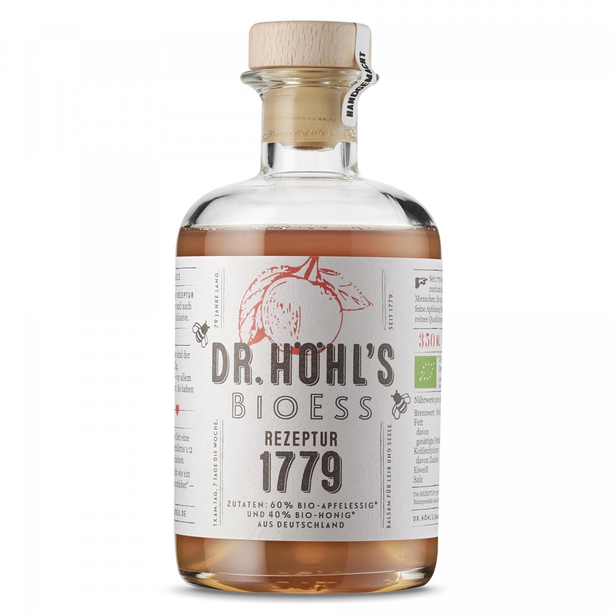 REZEPTUR 1779 Apfelessig mit Honig (350 ml)