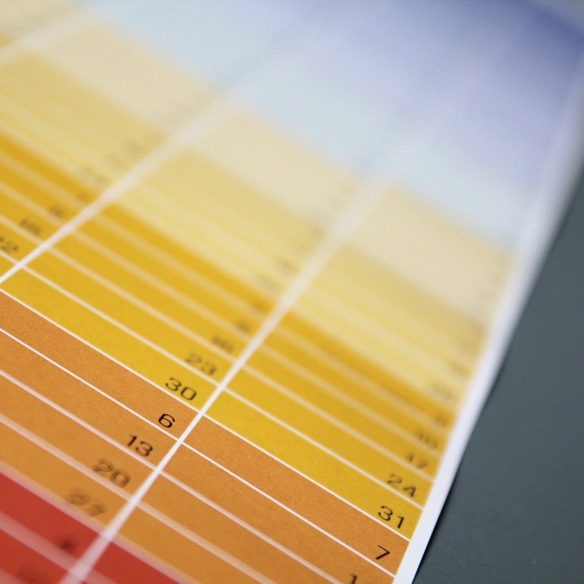 Wandkalender 2023 „Blue Hour“ | Das Original von Wi-La-No | 100 % Recyclingpapier | Limited Edition