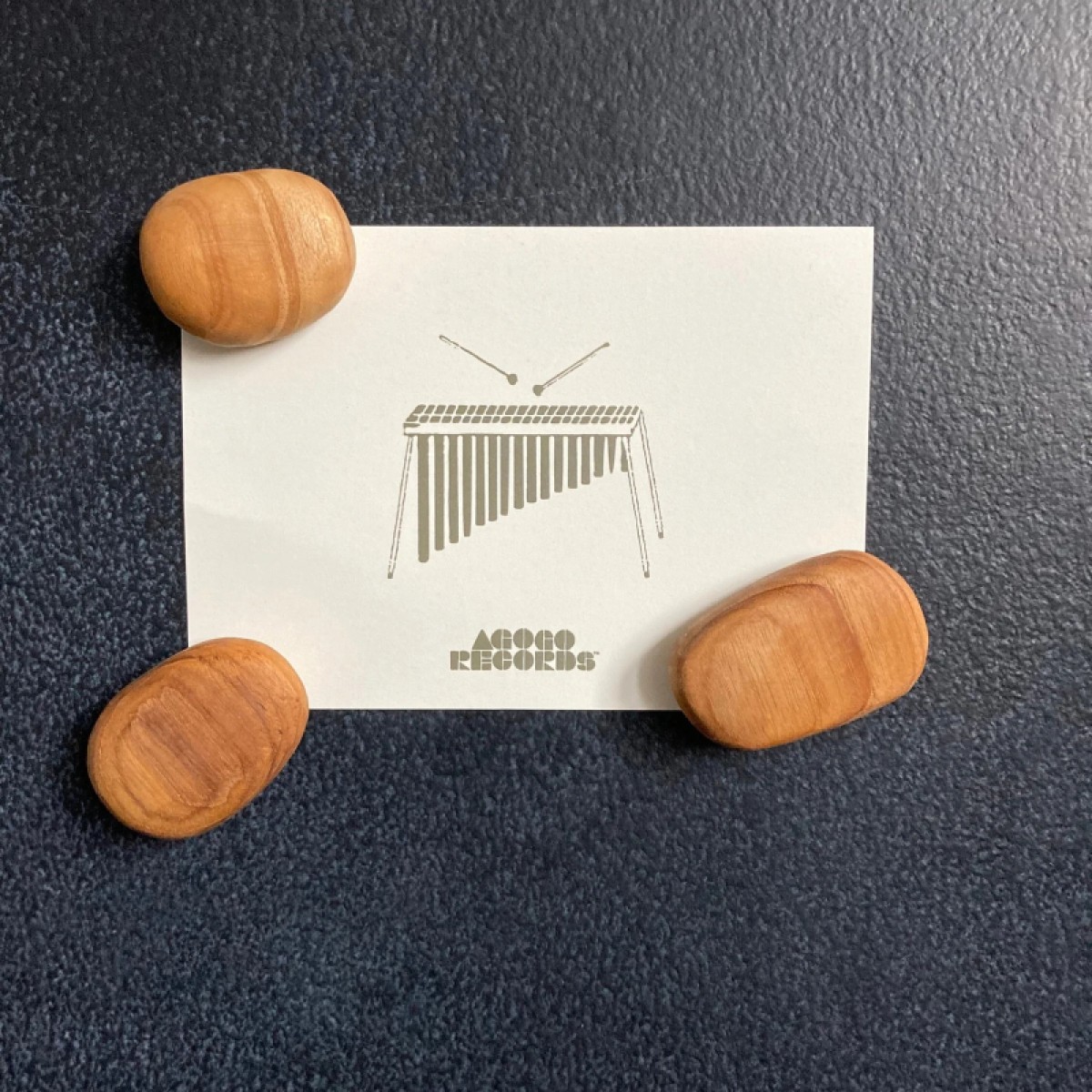 Design Holz-Magnet im 3er-Set