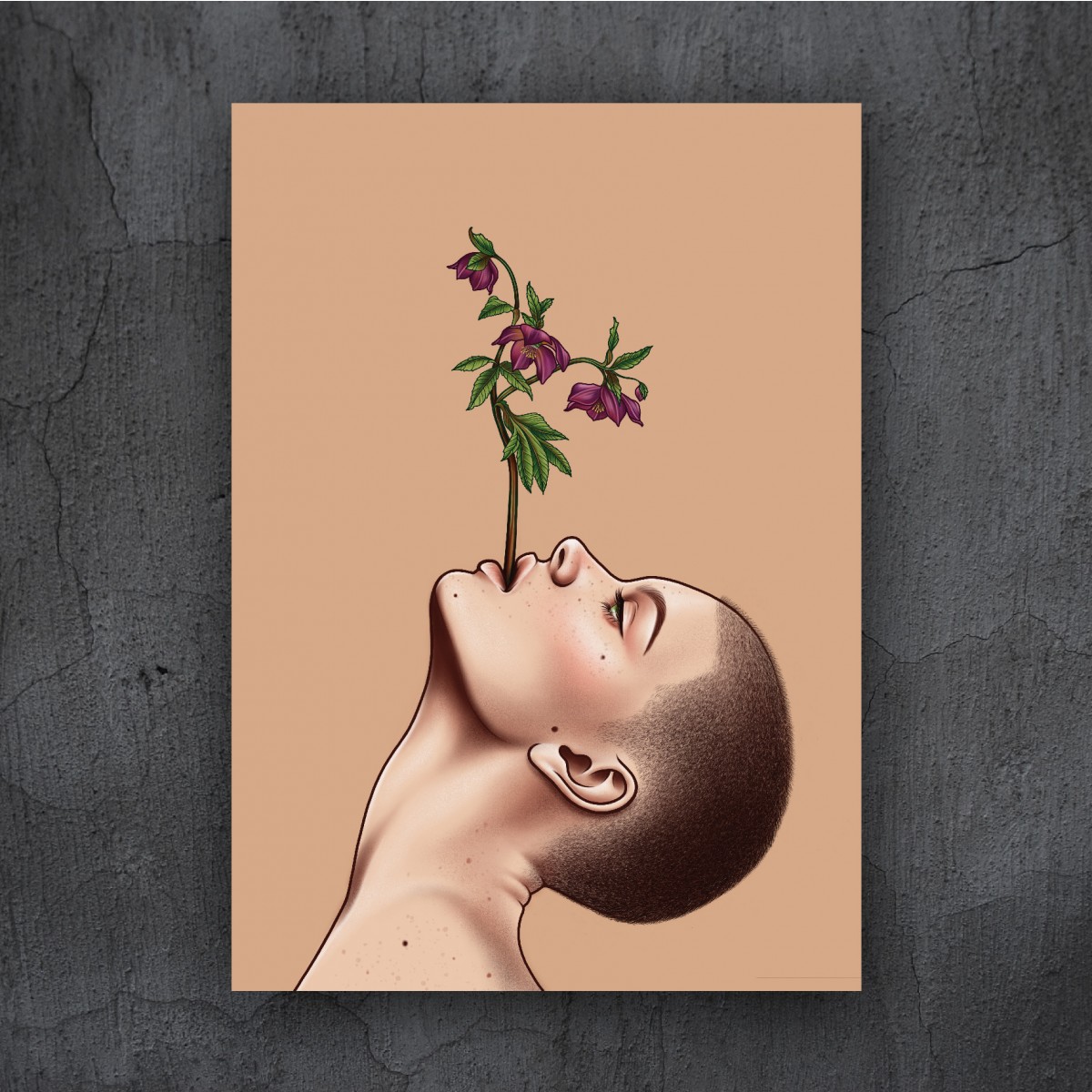 Juliana Fischer - Bloom - Kunstdruck - DIN A1