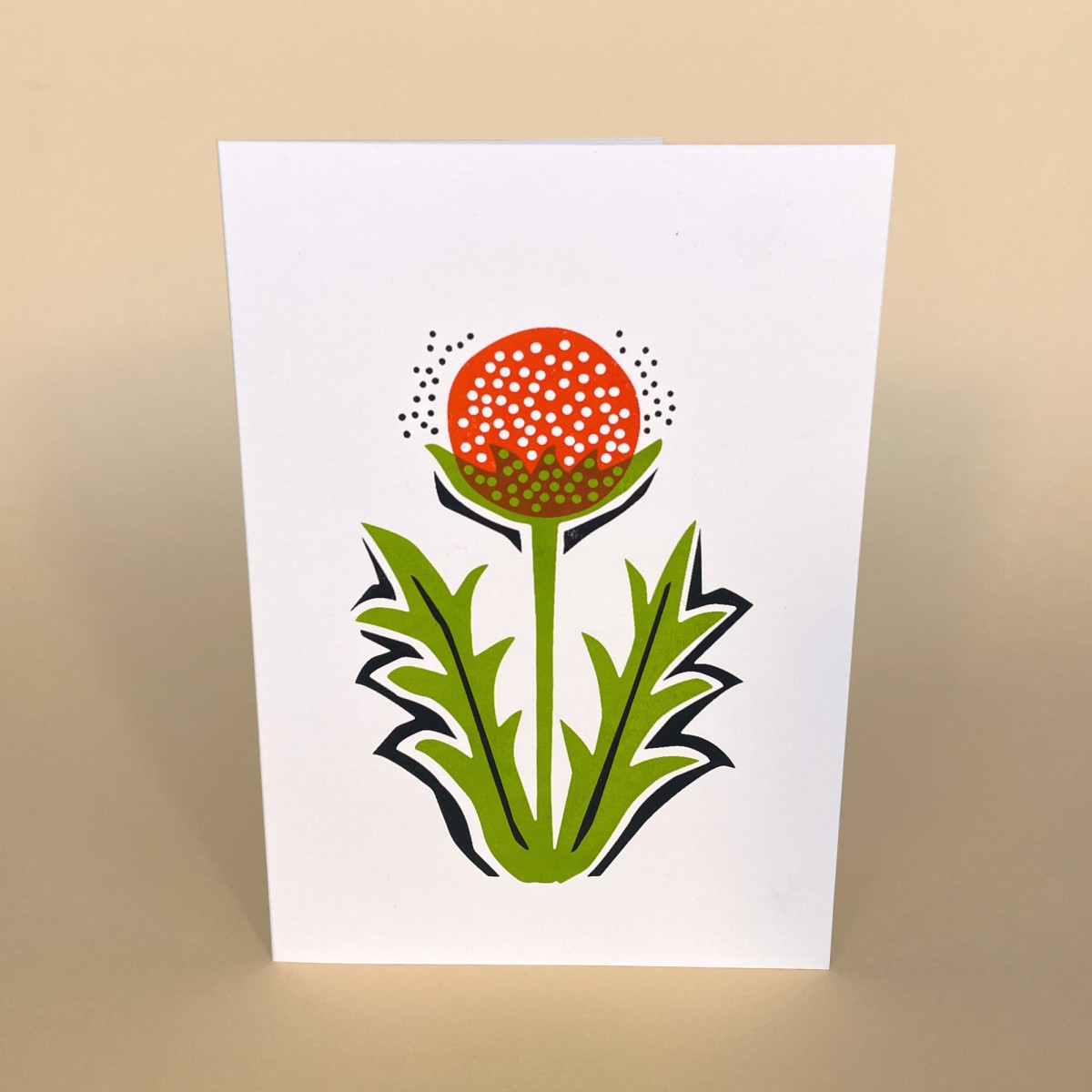 Print now - Riot later ● Frühlingsblume, Karte mit Umschlag