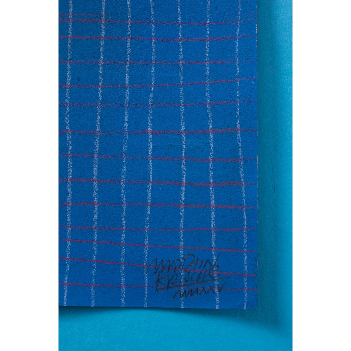 Martin Krusche - »Blumenvase mit Ornament«, 50x70cm
