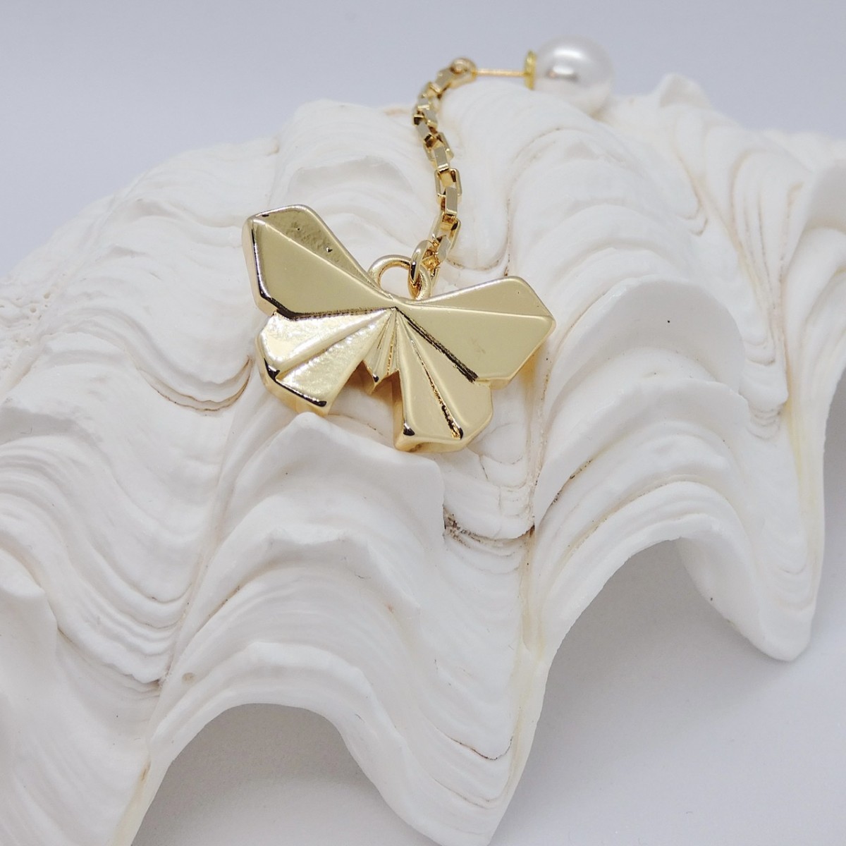 Valerie Chic - Origami 3D Schmetterling Vintage Kette Ohrringe