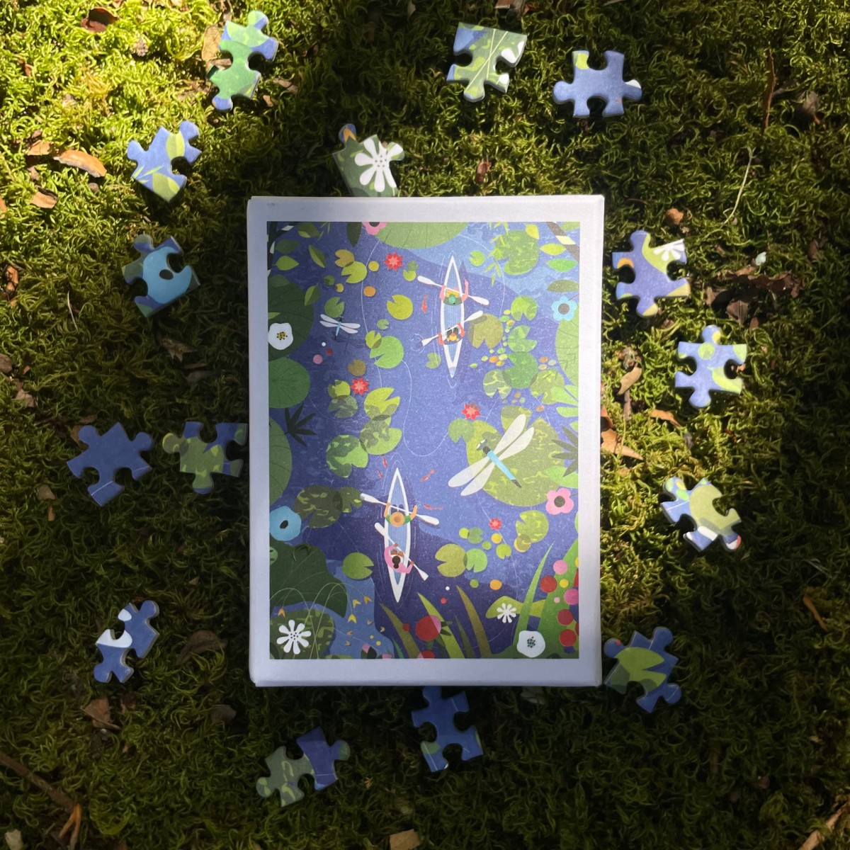 Das Puzzle Kollektiv - Puzzle "Canopy Canoeing" 99 Teile Mini