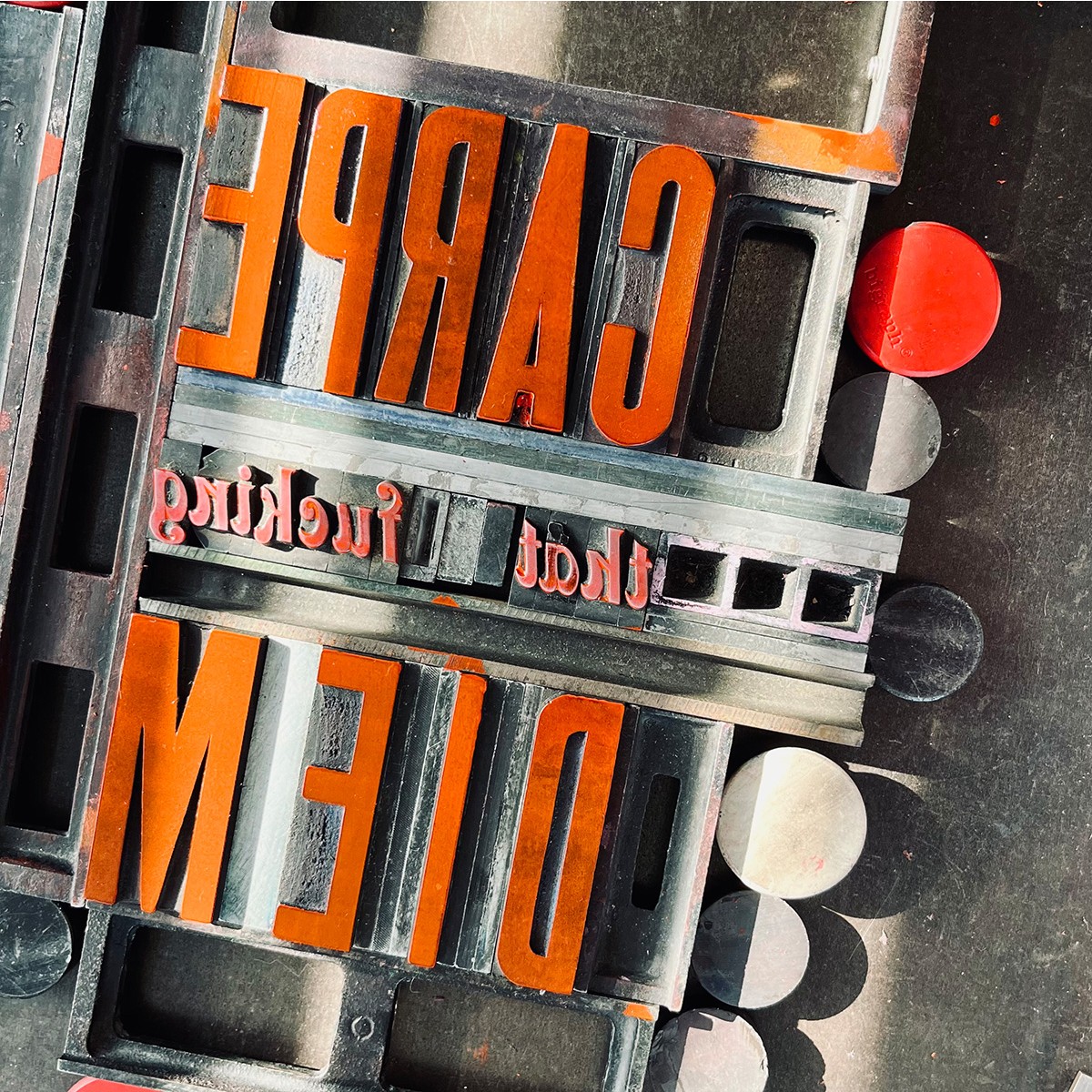 CARPE that fucking DIEM Letterpress von papelami