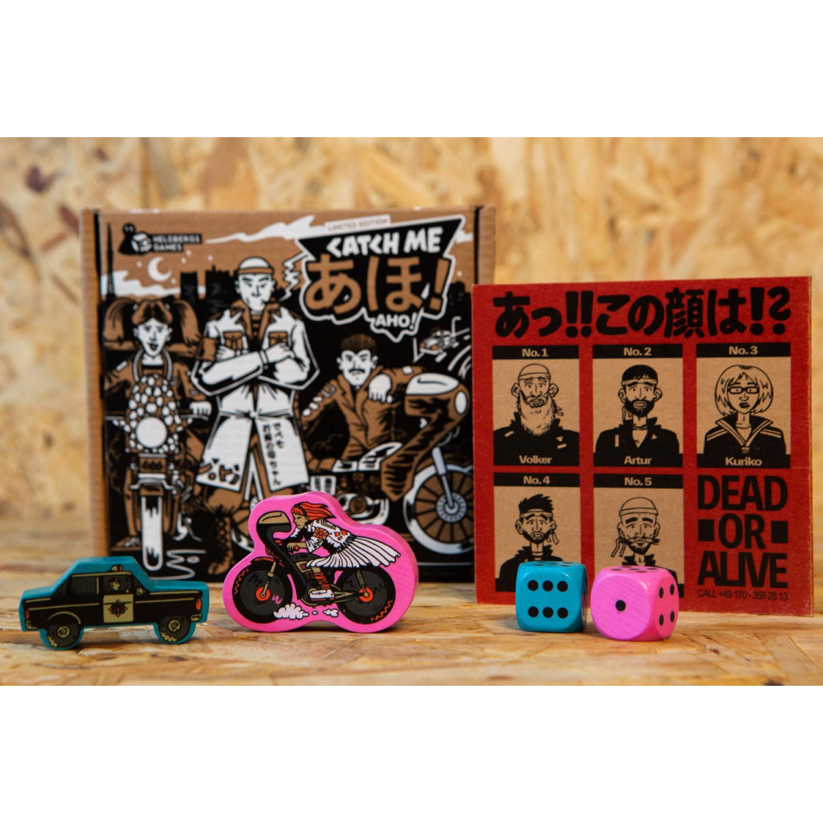 Catch me あほ! Aho! Limitiertes Strategiespiel inspiriert von Bōsōzoku Speed Tribes – Einzigartige Illustrationen & umweltfreundliches Design