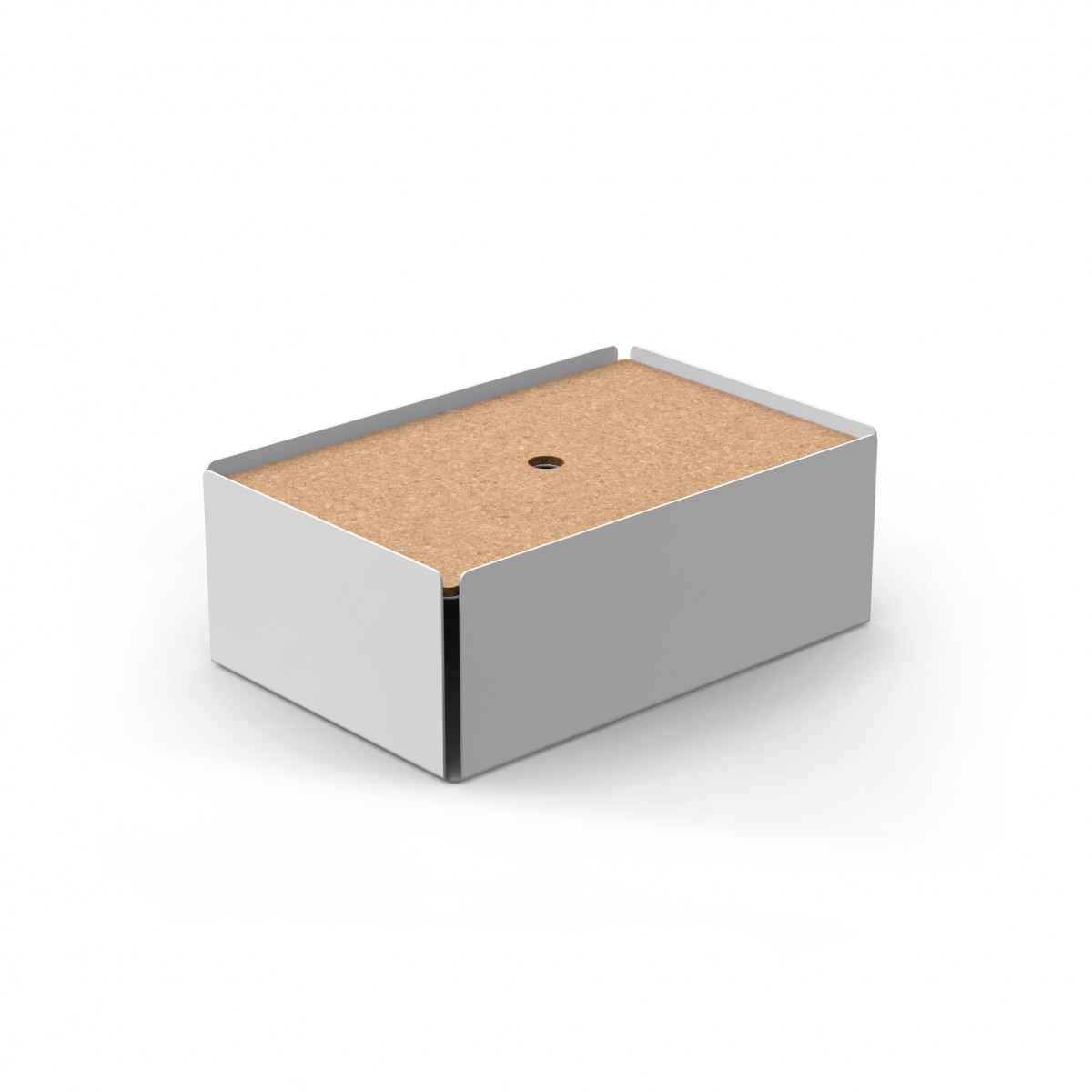 Charge-Box Ladestation Lichtgrau / Kork
