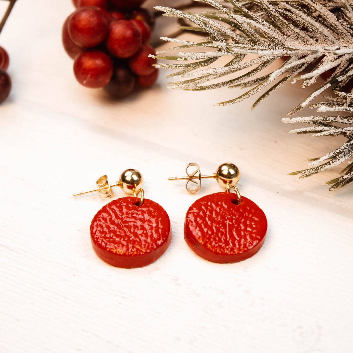 nathys_illustration Ohrringe "cherry Chic" 1,5cm