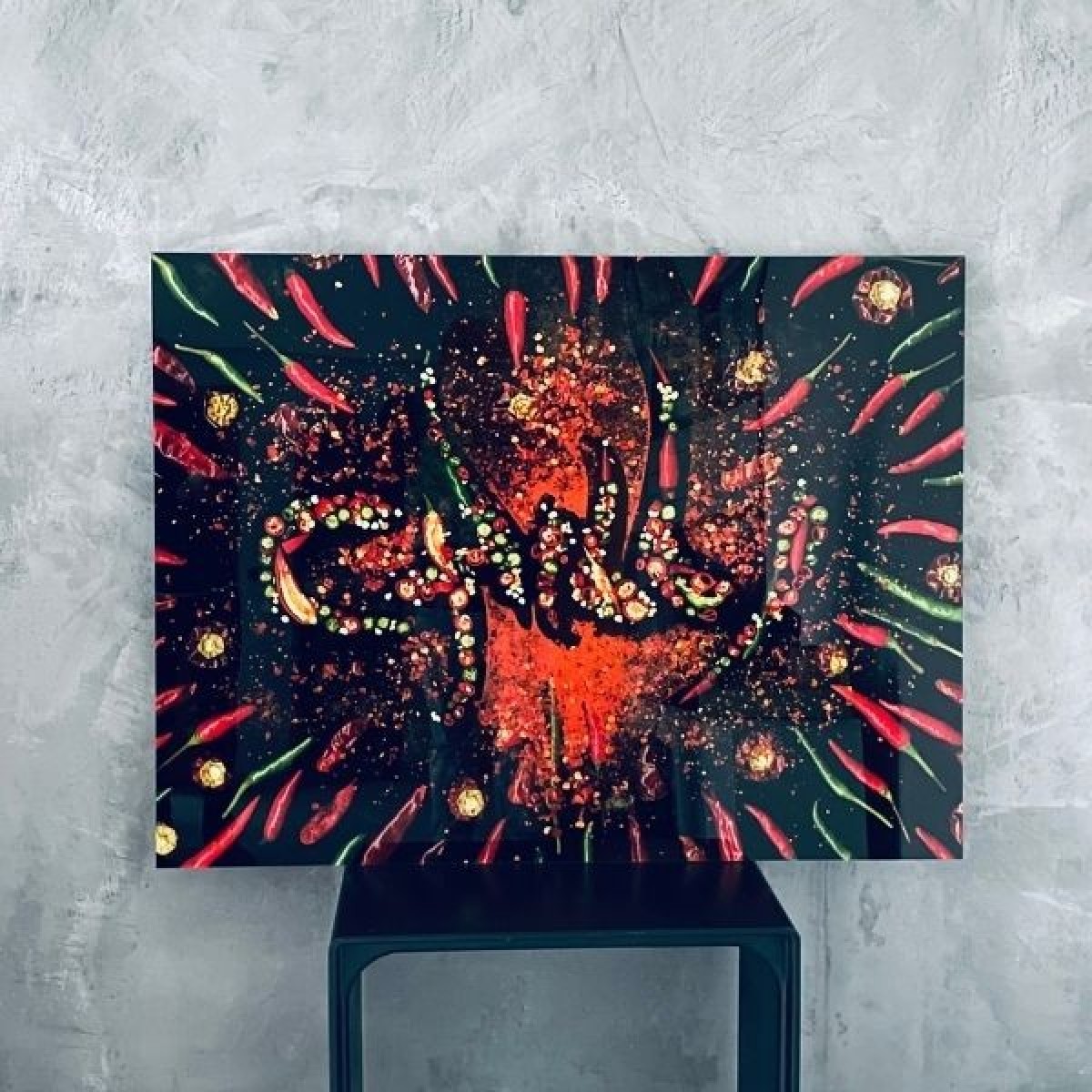 Chilli 
Fine Art Acryl Bild