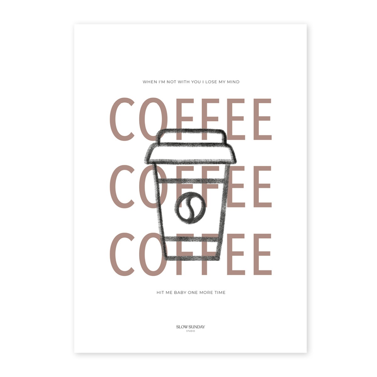 Coffee Lover | A3 Poster, Plakat | Slow Sunday Studio