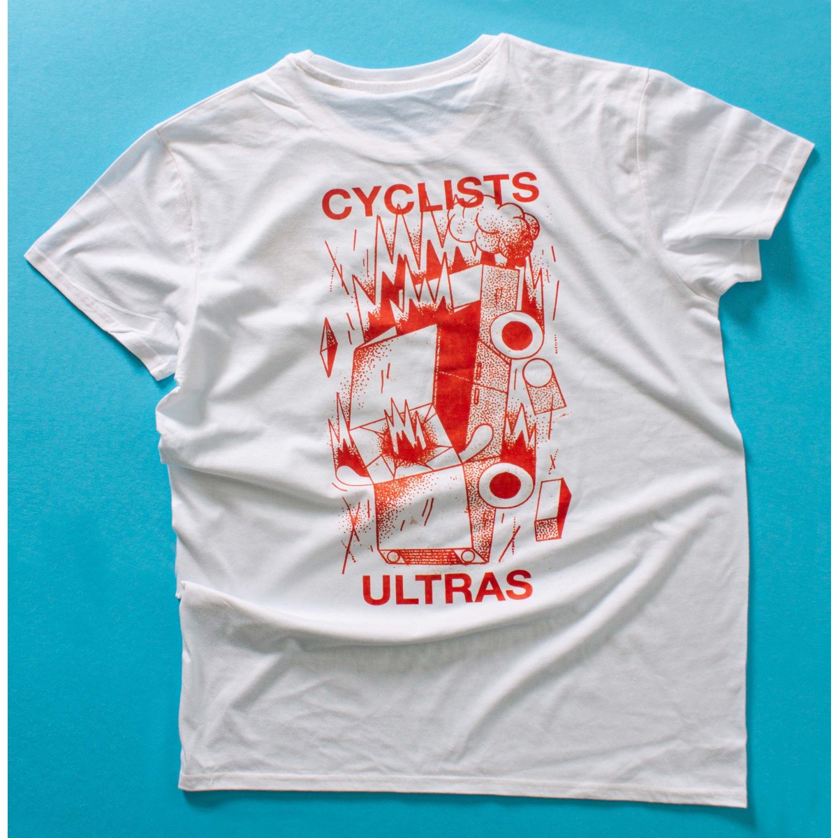 Martin Krusche - T-Shirt White »Cyclists Ultras«