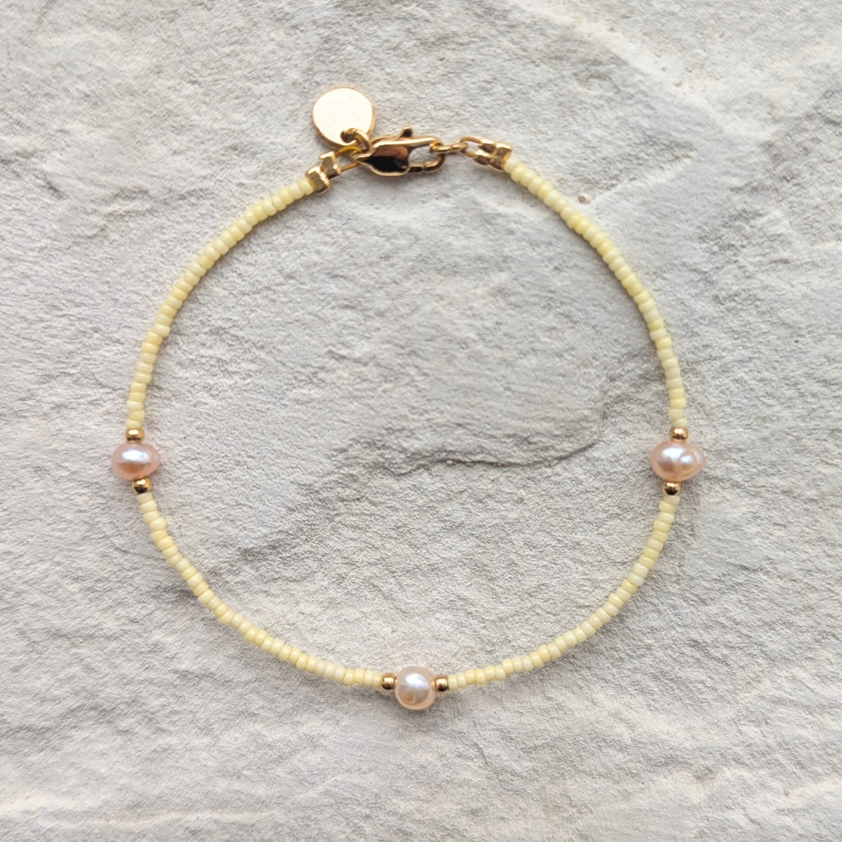 DIY-Set Armband mit Süßwasserperlen I wasserfest & plastikfrei I ever so tiny