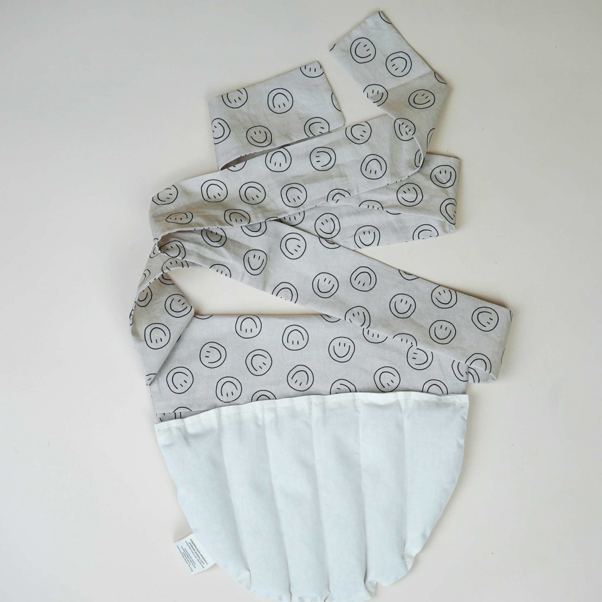 Körnerkissen zum Warm machen & umbinden am Bauch "Smiley" - Tochter von Walter