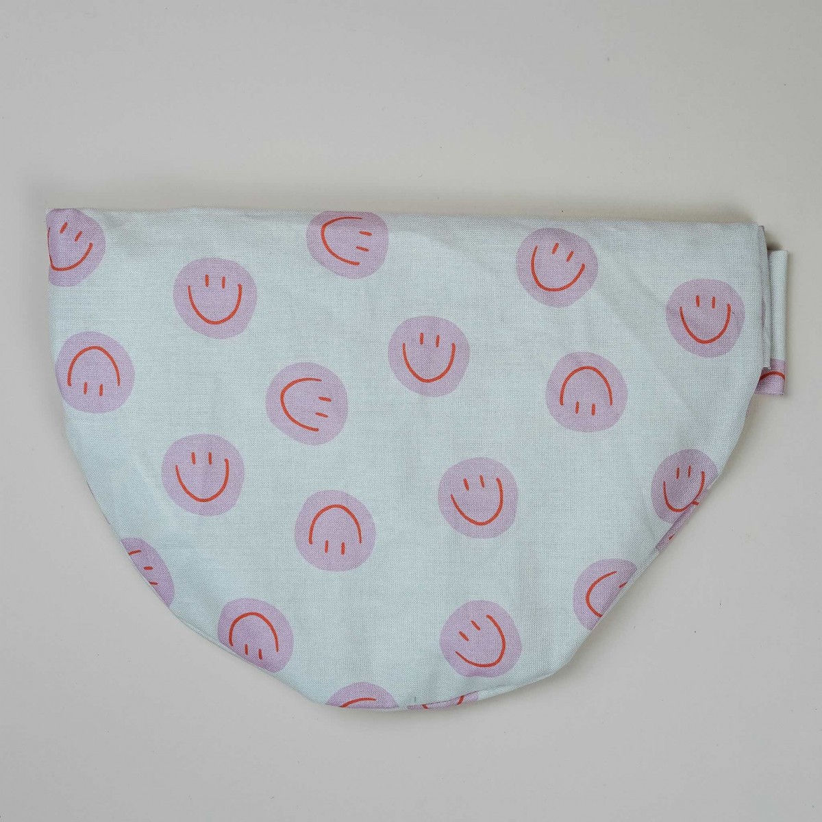Wärmekissen mit Körnern gefüllt für den Bauch zum umbinden "Smiley Pink" - Tochter von Walter