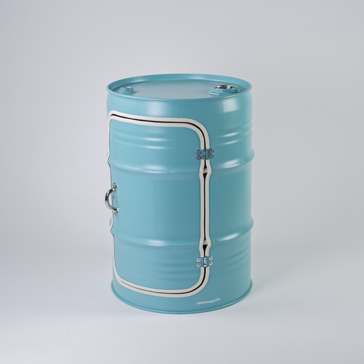 Lockengelöt - Minibar mit Tür - aus Hamburger Ölfässern