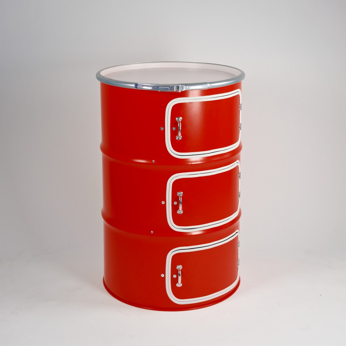 Lockengelöt - Dreitürer aus einem Ölfass