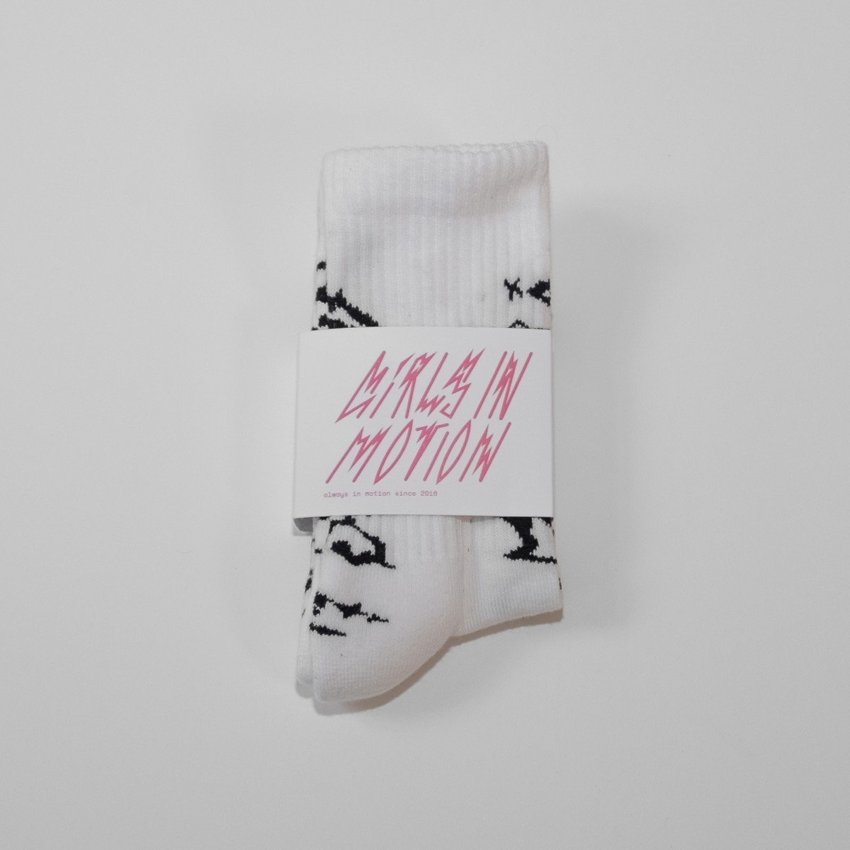 Girls in Motion Logo Socken