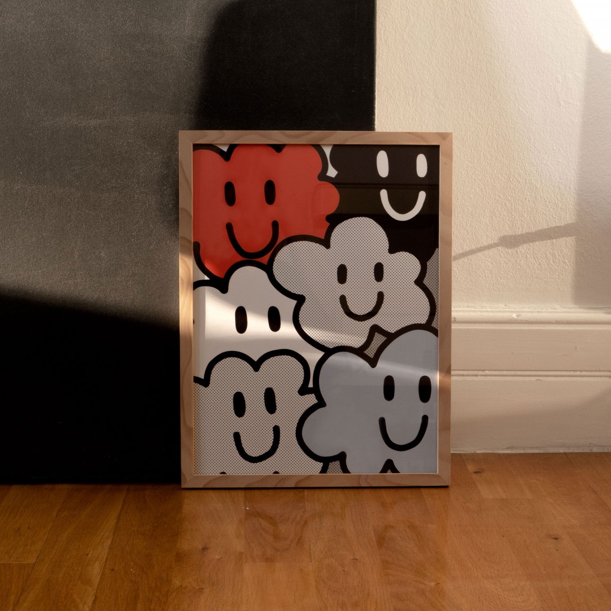 Studio Biro - Happy Clouds Poster (30 x 40 cm)