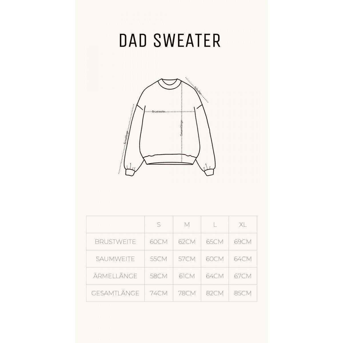DAD Sweater l Amore l melots