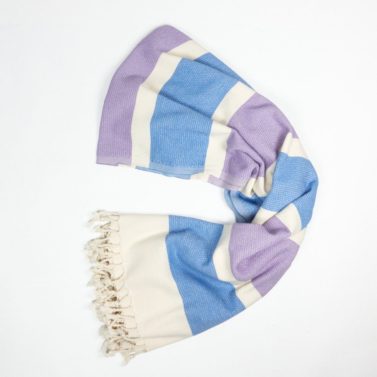 Yolunda Hamamtuch Bio-Baumwolle Dalya sky over lavender