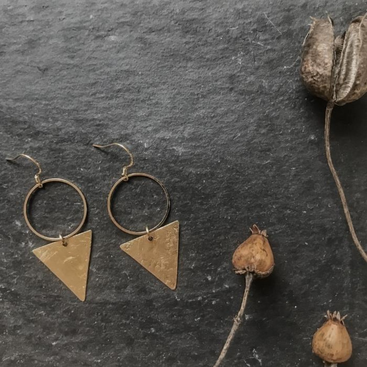 IDA PING Jewelry EASY // EARRINGS TRIANGLE