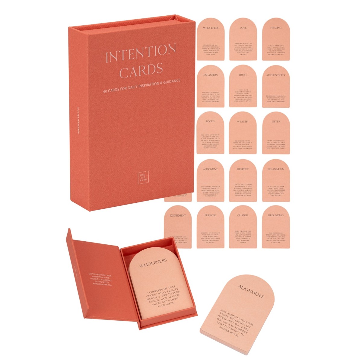 The Life Barn Intention Cards Box 40 Karten (englisch)