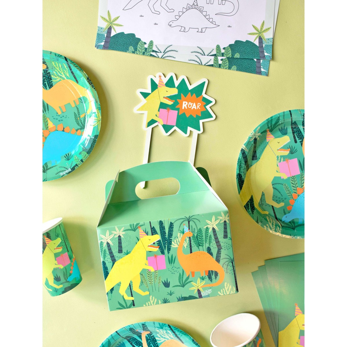 Eco Dino Partybox (für 6, 8 & 12 Kinder) – Tiny Club