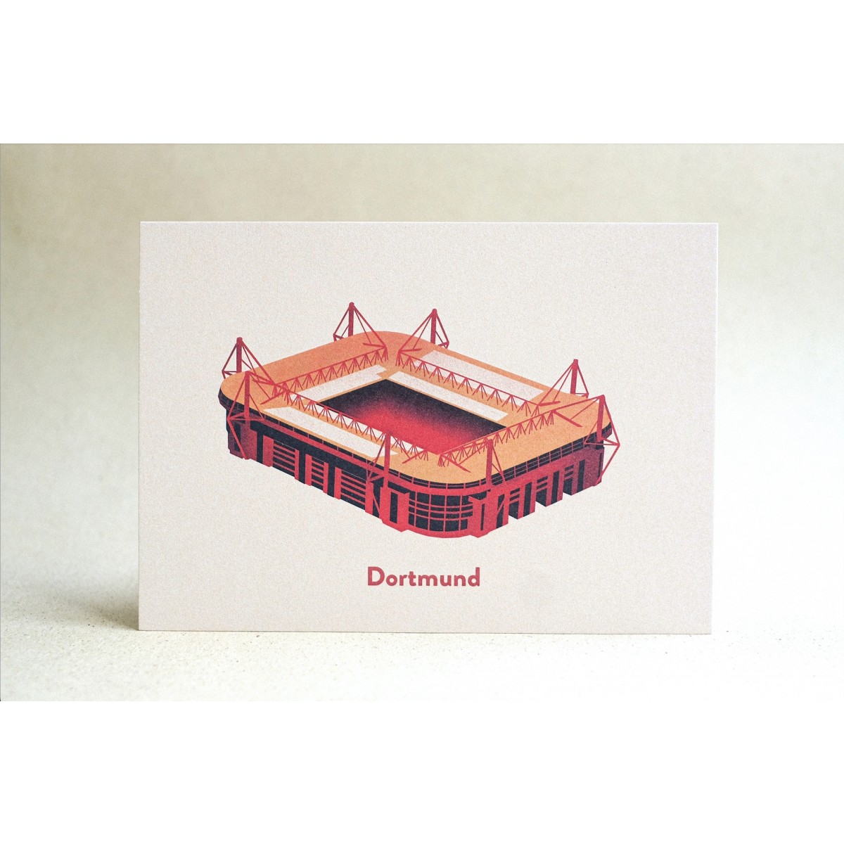 Postkarte für Fußball-Fans Stadion Dortmund - Westfalenstadion (Signal Iduna Park) | ostkarte