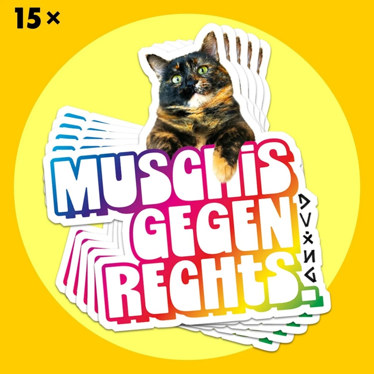 StickerBundle M*SCHIS GEGEN RECHTS vinyl