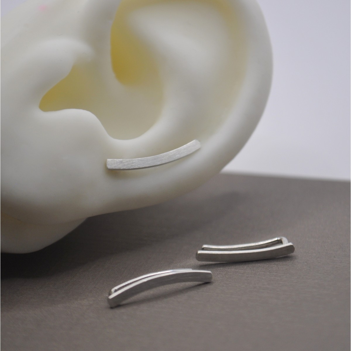 Earclimber "Gewandert" aus Silber von DOPPELLUDWIG